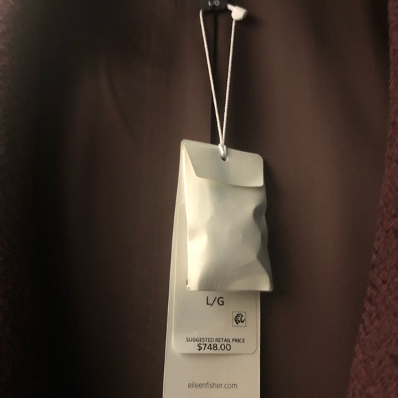 ❌SOLD❌NWT EILEEN FISHER Casis Peruvian Alpaca Suri Coat - Picture 9 of 11